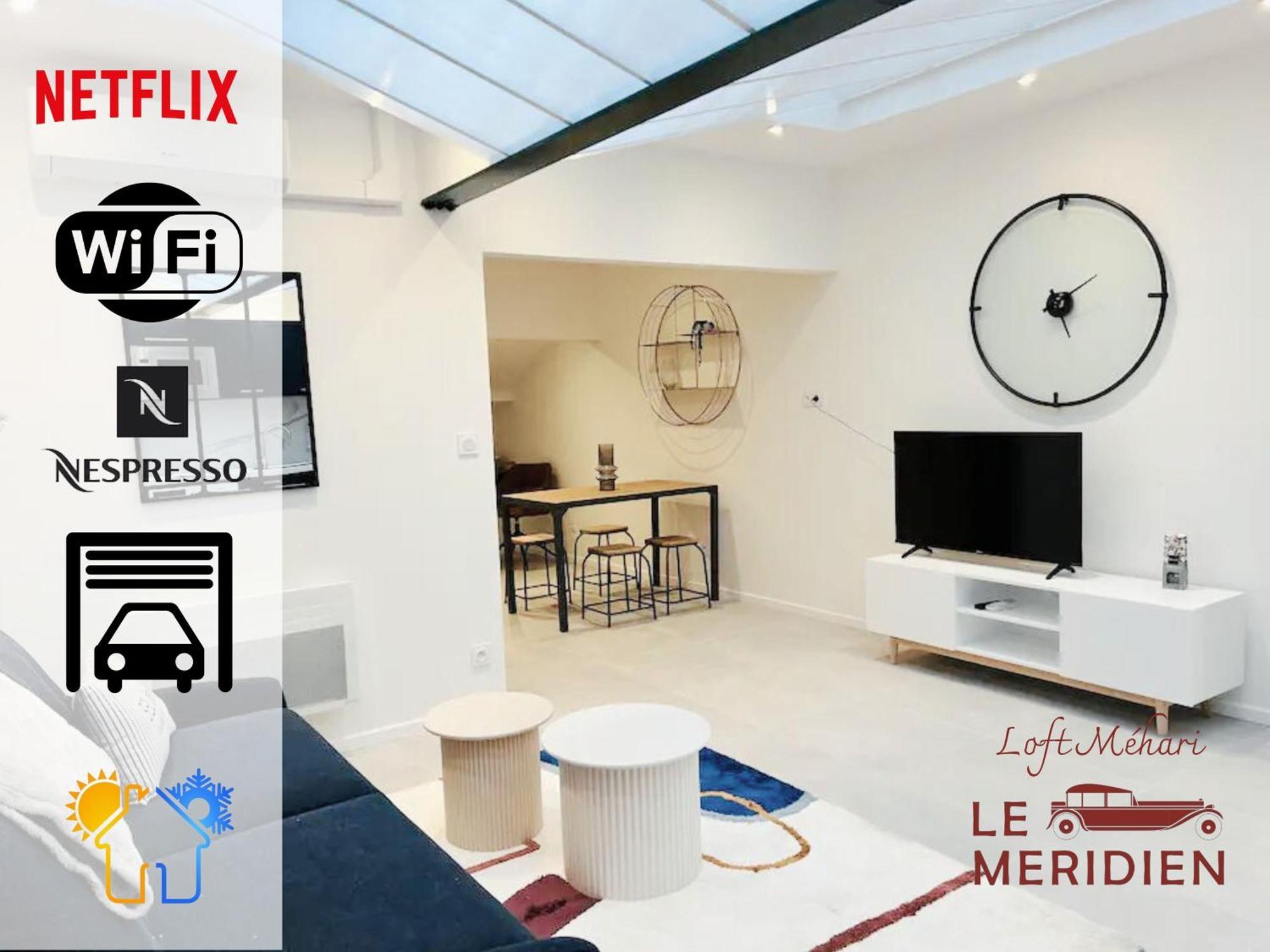 Loft Mehari - Le Meridien A Charbonniere Les Bains - Parking - Netflix - Wifi Apartment Charbonnieres-les-Bains